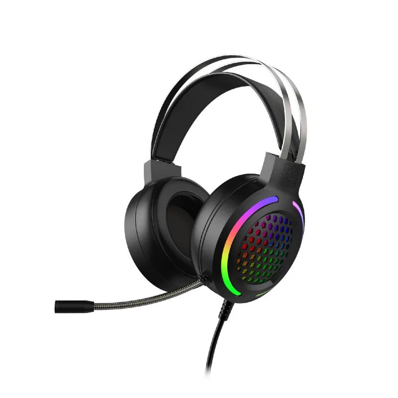 Игровые наушники RGB светильник для компьютера PS4 высококачественные стерео