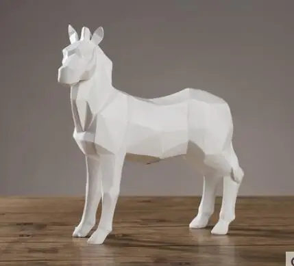 

European simple black and white zebra decoration home decoration office window desktop decoration crafts