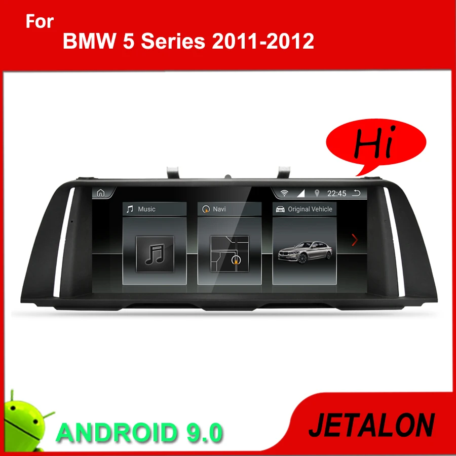 Автомобильный мультимедийный плеер JETALON экран IPS 10 25 дюйма для BMW 5 Series F10 F11