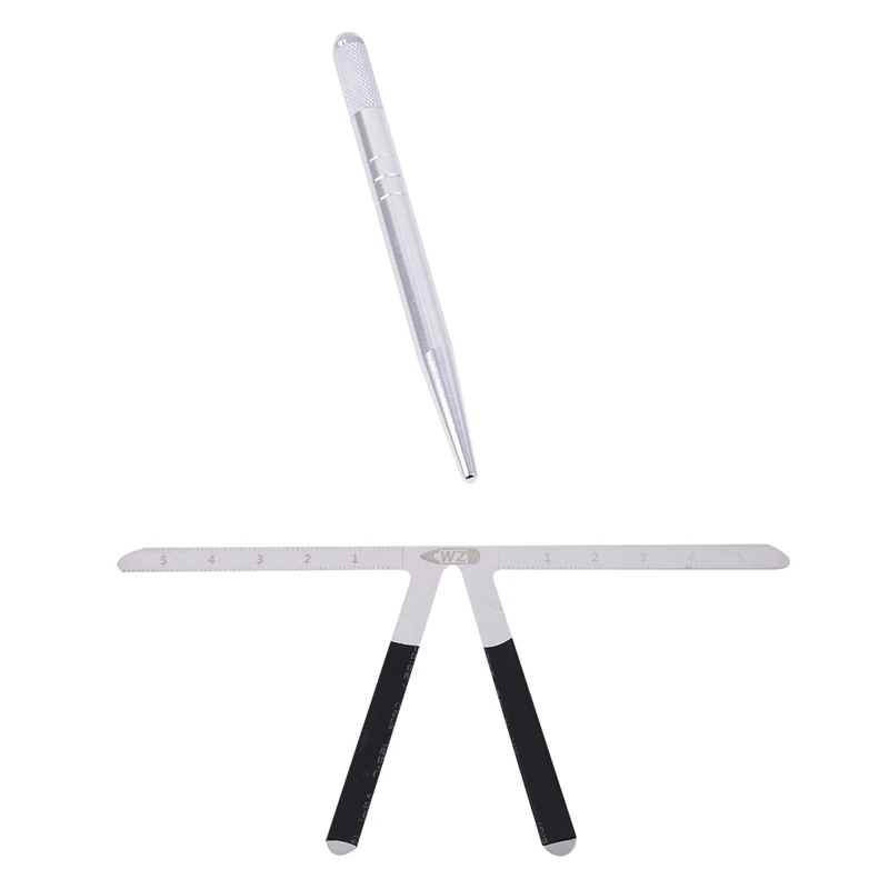 

DIY Eyebrow Ruler Makeup Shaping Position Measure Tools Eyebrow Stencils Ruler Beauty Balance Tattoo Stencil Template