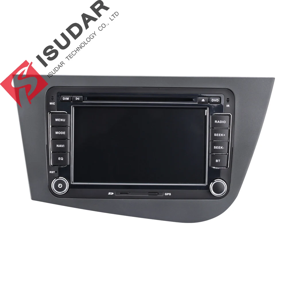ISUDAR 2din Авторадио Fascia Для Seat Leon 2005 2012 аудио стерео панель монтаж комплект