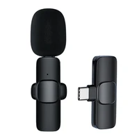 wearable lavalier mic transmitter receiver interview for pc phone noise cancelling microphone system external lapel mic