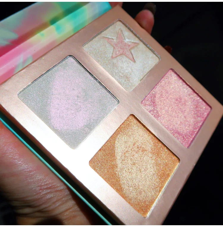 

2021 Professional Facial Highlighter Palette Makeup Face Contour Highlight Shimmer Powder