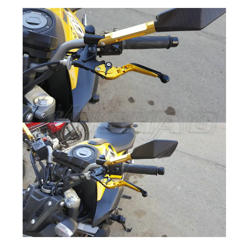 Боковые зеркала заднего вида с ЧПУ для Honda Monkey gom 125 CBF125 CB125F CB125R CB250F расширитель