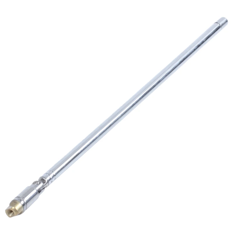 

22 cm DAB radio, 100 centimeters of television 6 part telescopic antenna aerial silver
