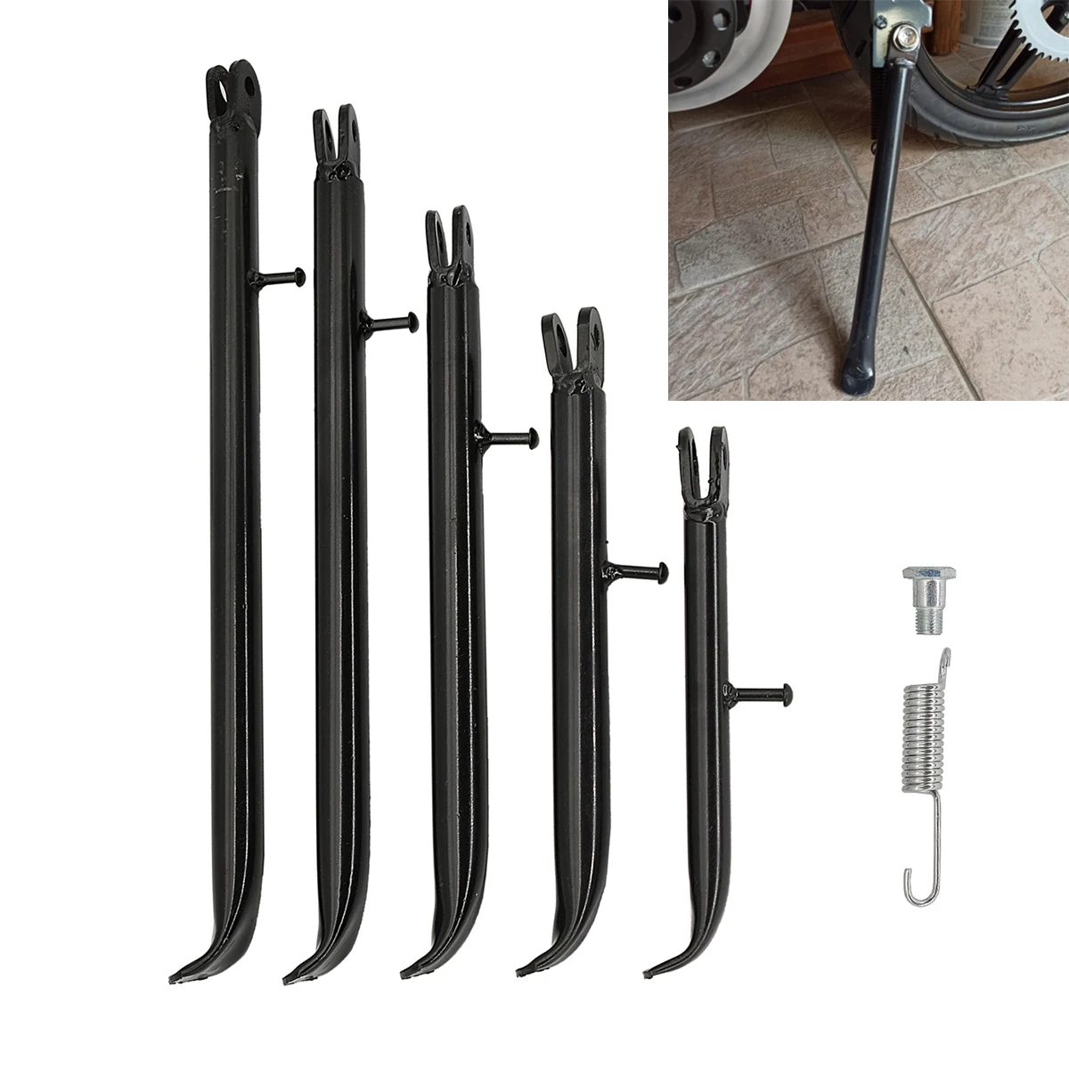 

208mm 265mm 315mm 385mm 420mm Motorcycle Bracket Support Feet Side Small Foot Frames For Apollo Dirt Pit Bike