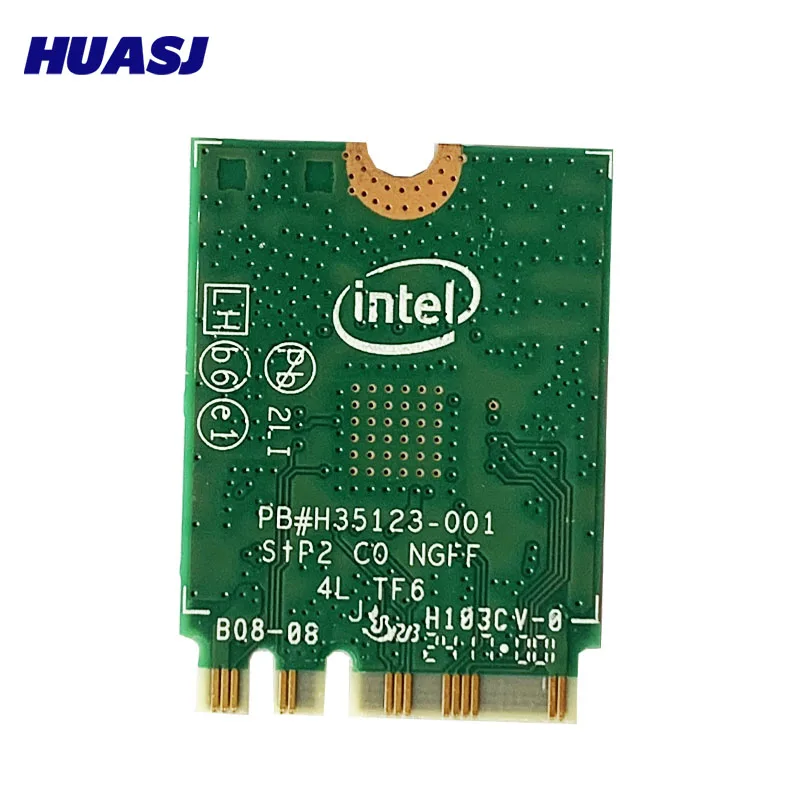 Huasj Intel 00JT497 3165NGW беспроводной переменный ток двухдиапазонный для ноутбука Lenovo