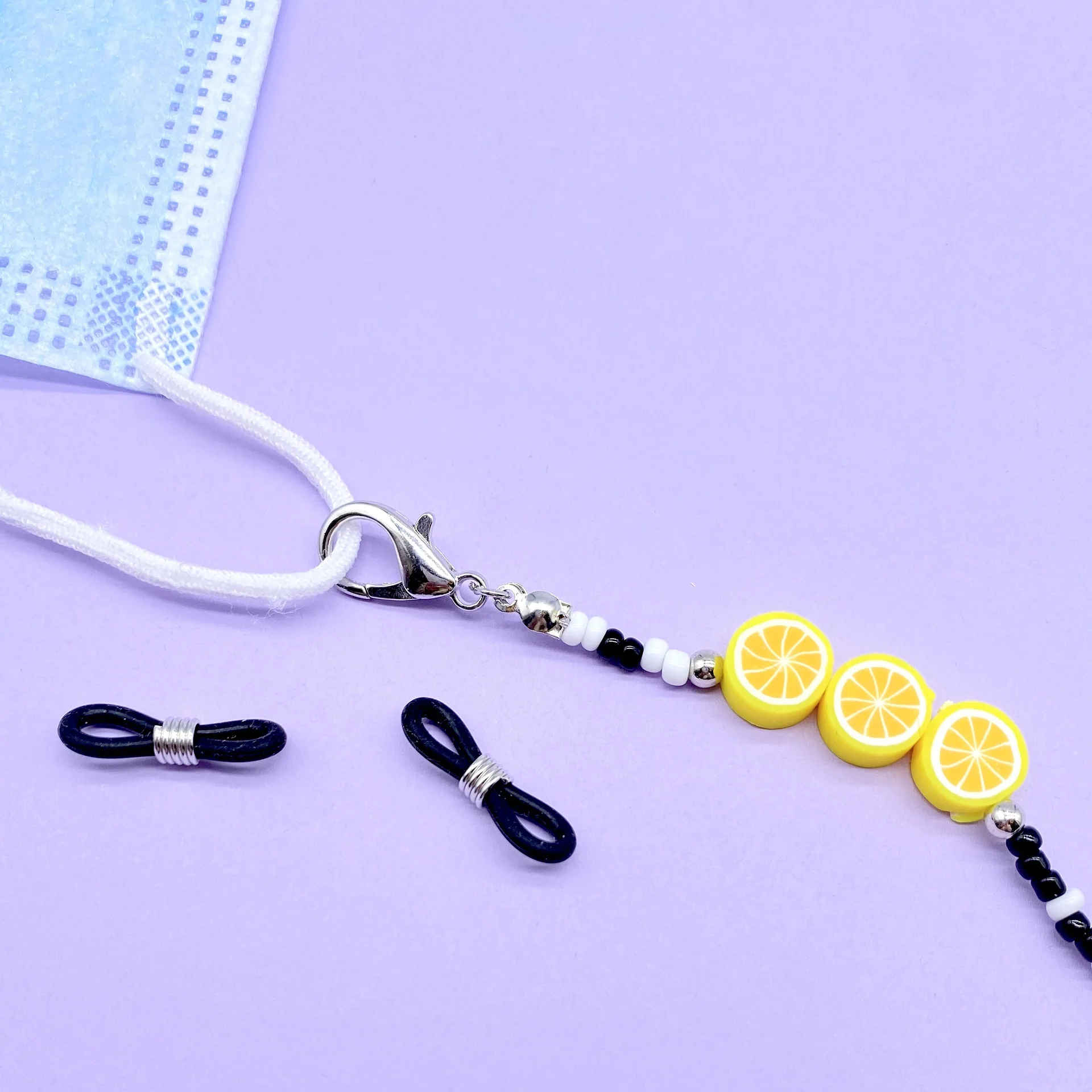 

New Beads Letter Mask Lanyard Glasses Chain Sunglasses Holder Necklace Lanyard Spectacles Cords Eyeglass Holder