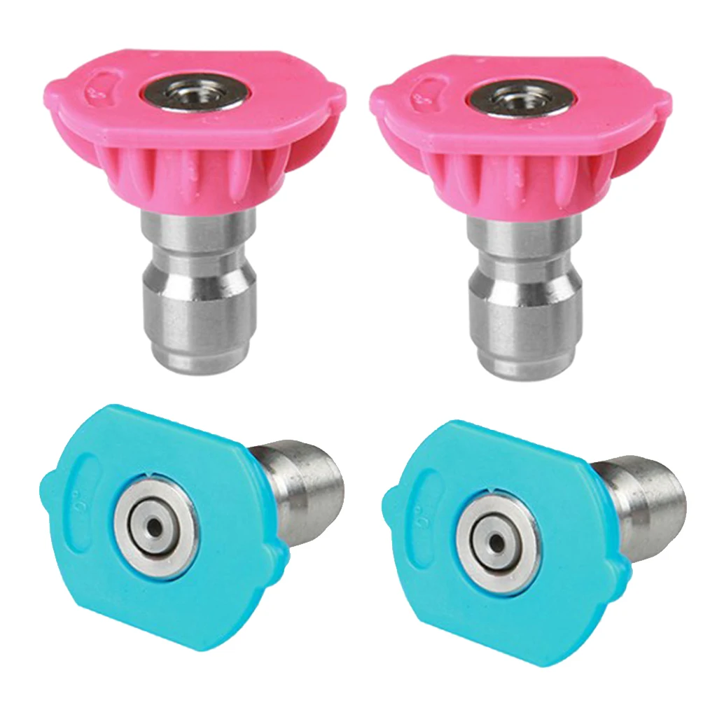 

2 Packs 1/4 inch 2.5 GPM Soap & Rinse Jet Second Story Nozzle Tips Tool