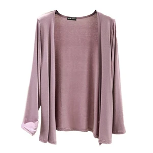 Makuluya хлопковый мягкий однотонный Morandi цвет весна-осень 2021 модал Кардиган с длинным рукавом свитер женское тонкое пальто QW