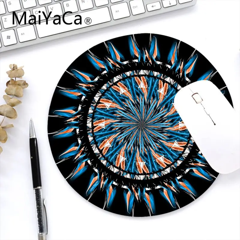 

Maiyaca Simple Design Dreamcatcher Computer Gaming round Mousemats Anti-Slip Laptop PC Mice Pad Mat gaming Mousepad