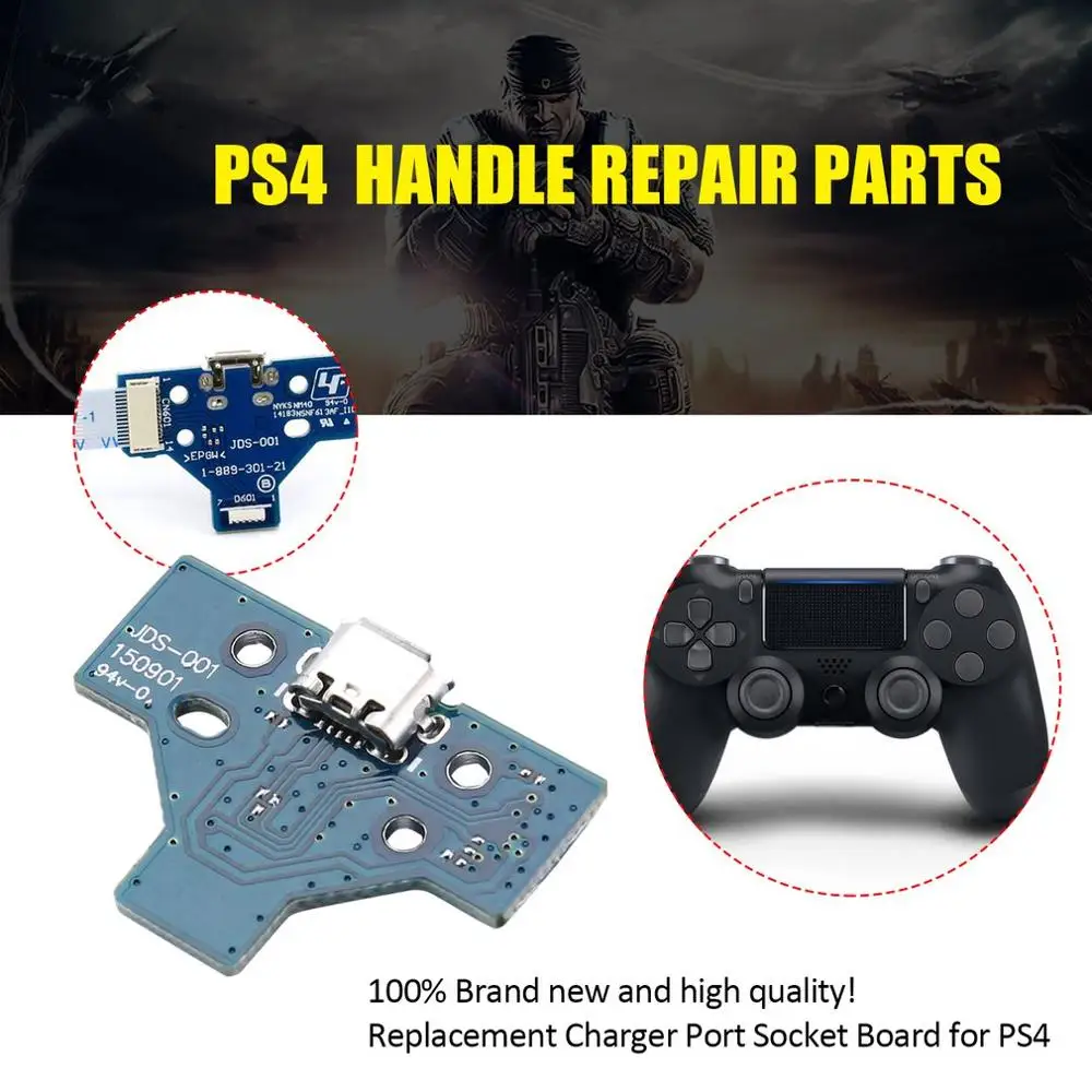 Usb разъем для зарядки JDS 001/JDS 011/JDS 030/JDS 040/JDS 055 контроллера PS4 Dualshock с гибким кабелем