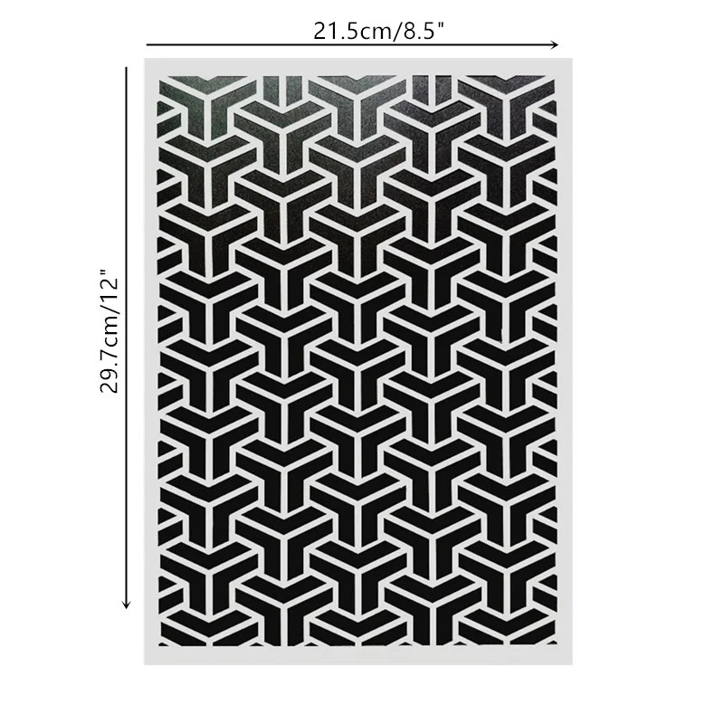 DIY украшения Искусство Многослойные трафареты шаблоны для стены мебель Дерево