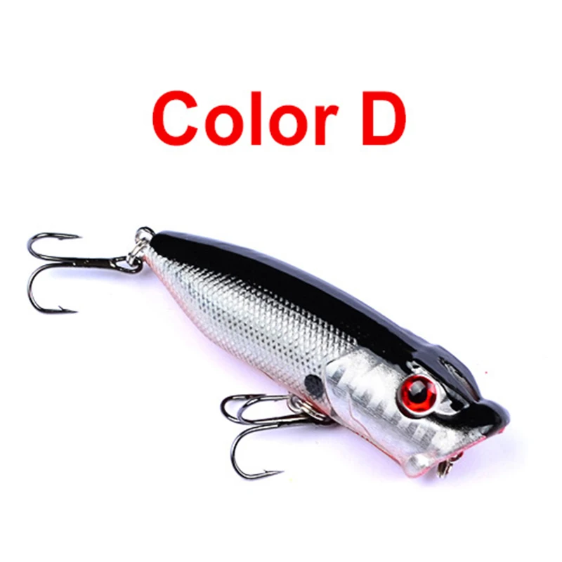 5 шт./лот Поппер рыболовная приманка 7 3 см плавающая искусственная поппер Pesca карп