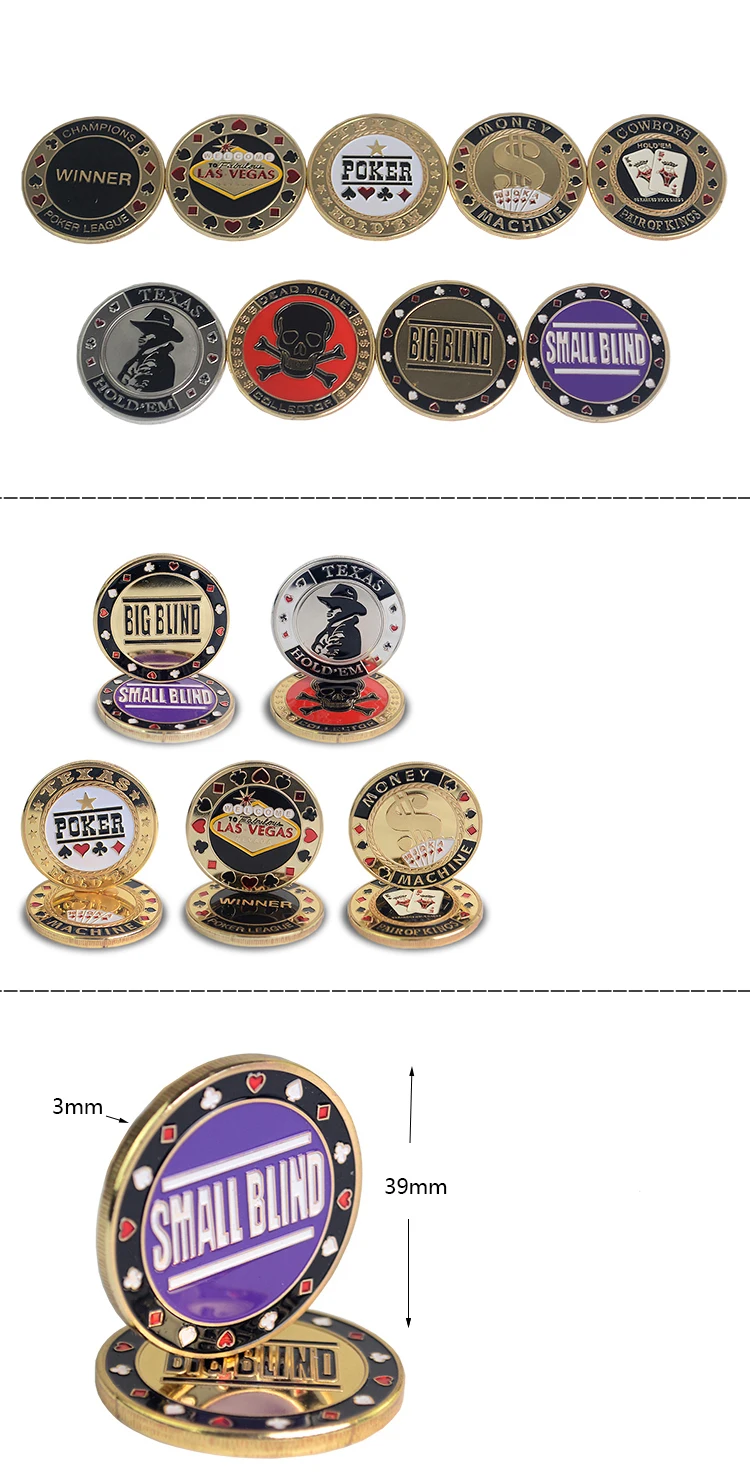 Горячее качество Покер карта защита металлический жетон монета с пластиковой крышкой Техасский покер чип набор покер Лас-Вегаса Кнопка игры