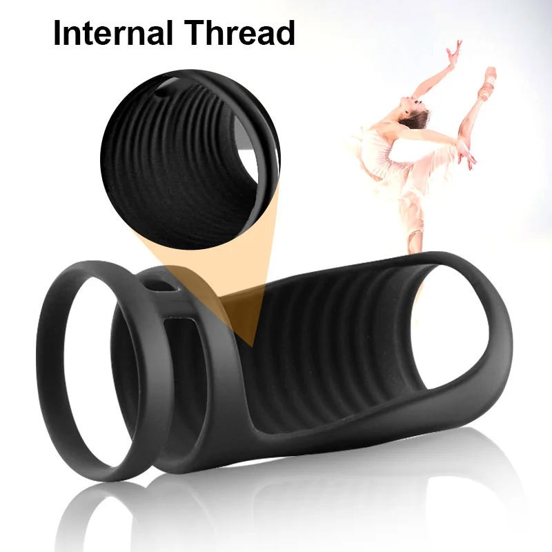 GUIMI 2 предмета Мужские Кольца Эротические кольца дял пениса взрослых интимные