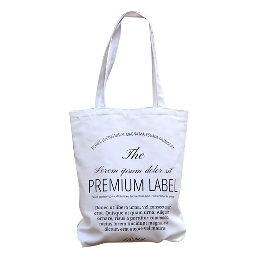 Сумка женская холщовая с надписью модный мессенджер на плечо вместительный тоут