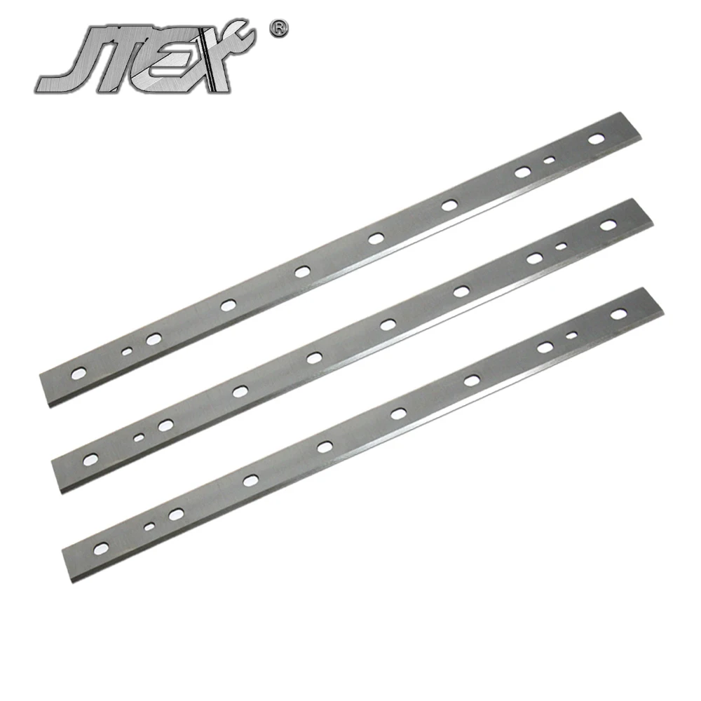 

JTEX Upgraded HSS Planer Blades for DeWalt DW735 DW735X 333x22.3x1.6mm Double Sided Cutting Edge Thickness Planers Blades- 3Pack