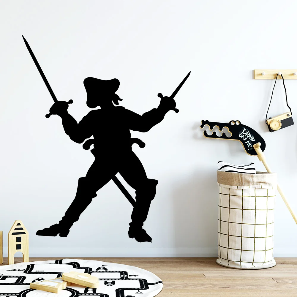 Пиратские самоклеящиеся настенные стикеры сделай сам художественные