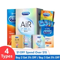 genuine durex condoms for men ultra thin penis cock sleeve natural latex lubricated condoms intimate goods sex products