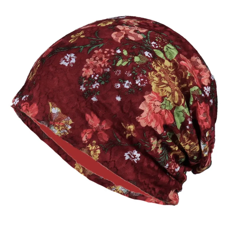 Шапка женская демисезонная 4 цвета кружевная | Аксессуары для одежды