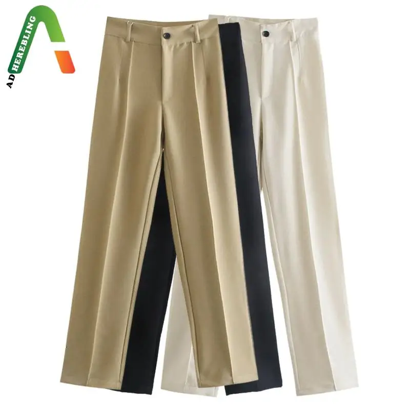 Женские брюки-блейзер с завышенной талией Adherebling 2021 повседневные Элегантные