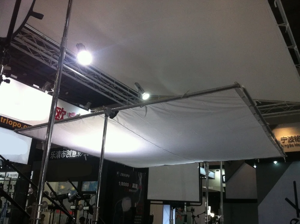 2 4x2 4 м 8'x8' 8x8 оправа бабочка складной комплект + диффузионный белый шелк