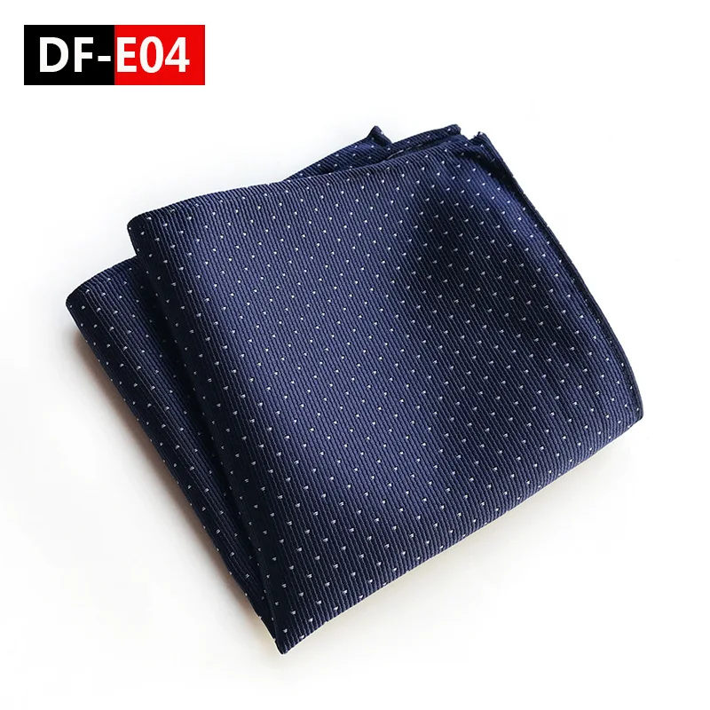 

Sitonjwly Dots Handkerchiefs Hanky for Men Business Wedding Party Suits Polyester Pocket Square Hanky Chest Towel Custom LOGO