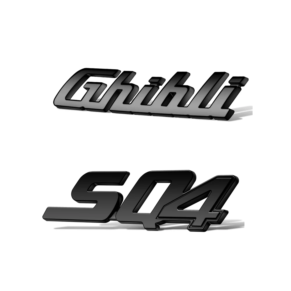 

SQ4 Car Rear Sticker Ghibli Trunk Sticker For Maserati Ghibli Levante SQ4 Quattroporte GranTurismo GranCabrio Maserati Sticker