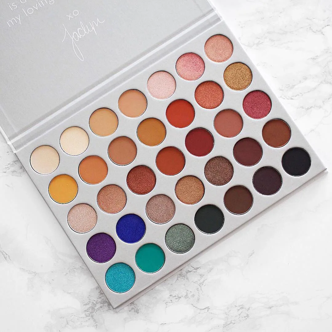 

35 Colors Glitter Shimmer Eyeshadow Palette Nautral Waterproof Pigment Eye Shadow Cosmetic Makeup Pallete Eyes Makeup