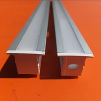 free shipping channel profile led recessed aluminium extrusion for led strips 2mpcs 40mlot