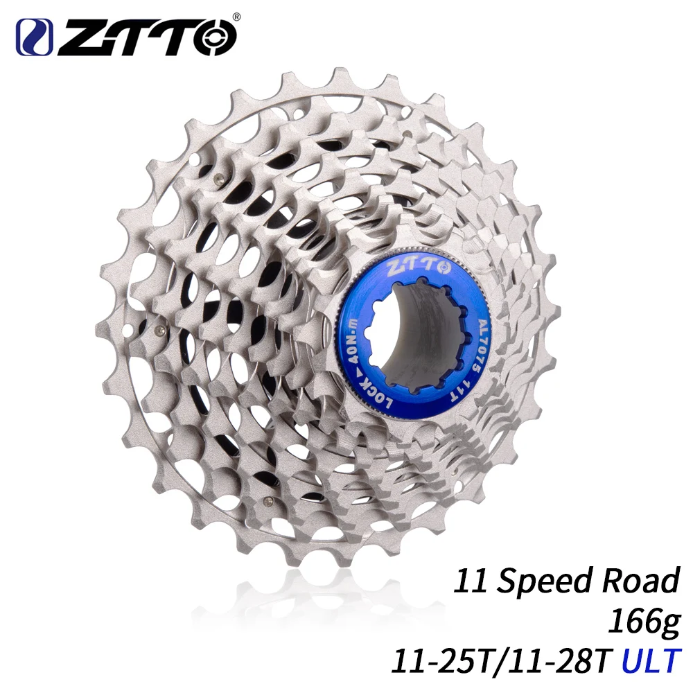Кассета ZTTO Ultimate для велосипеда 11 скоростей 28T 25T свободное колесо Ультралегкая