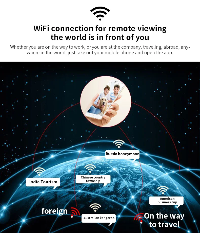 W18 1080P Wifi мини-камера, Домашняя безопасность P2P камера WiFi, камера ночного видения беспроводная камера наблюдения, удаленный монитор телефон приложение