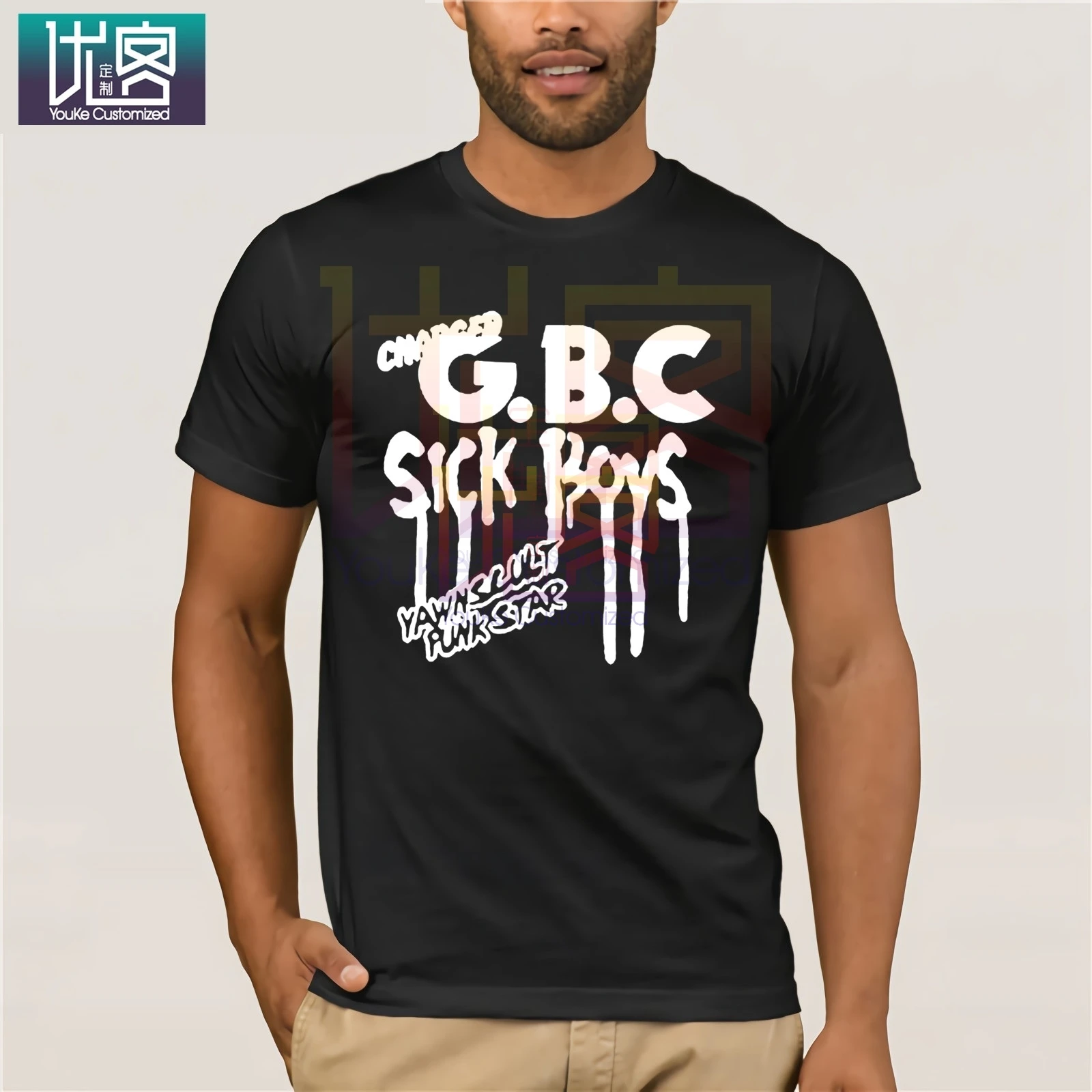 Новинка GBC больные Мальчики Ftp uicideboy ghosteгрин gbc яун панк xan A 9751 Футболка Одежда