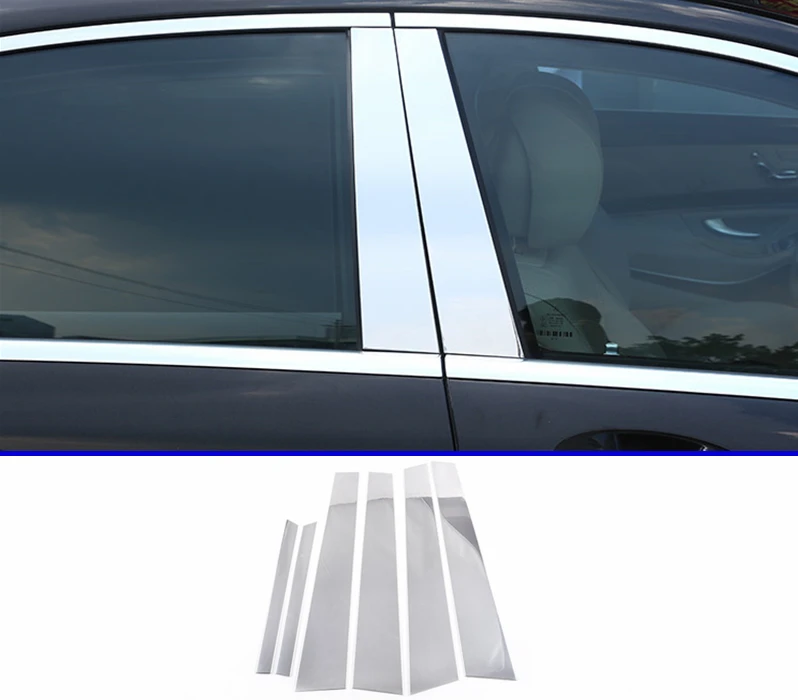 Автомобильная оконная формовочная отделка для Mercedes Benz S Class W221 S400L S500 2008 2013