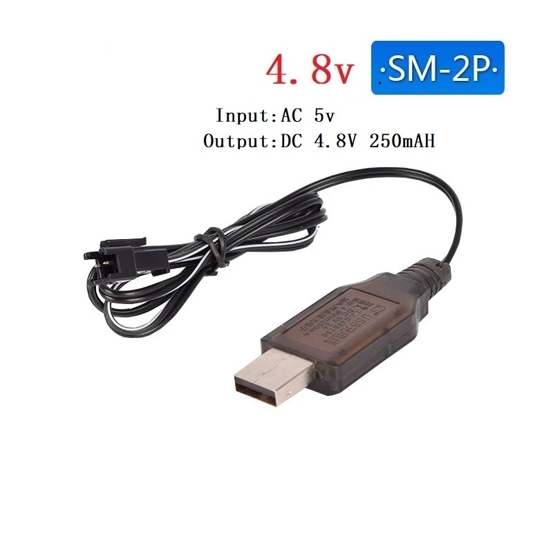 4 8v 3000mah nimh battery sm plug and charger for rc toys cars tanks robots boats guns ni mh aa 4 8 v battery pack toy accessory free global shipping
