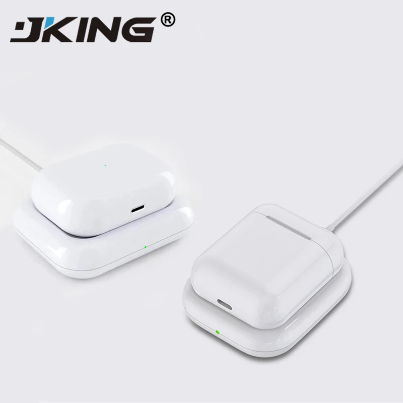 2 в 1 7 5 Вт QI Беспроводное зарядное устройство док станция для Apple Airpods AirPods Pro iPhone 8Plus