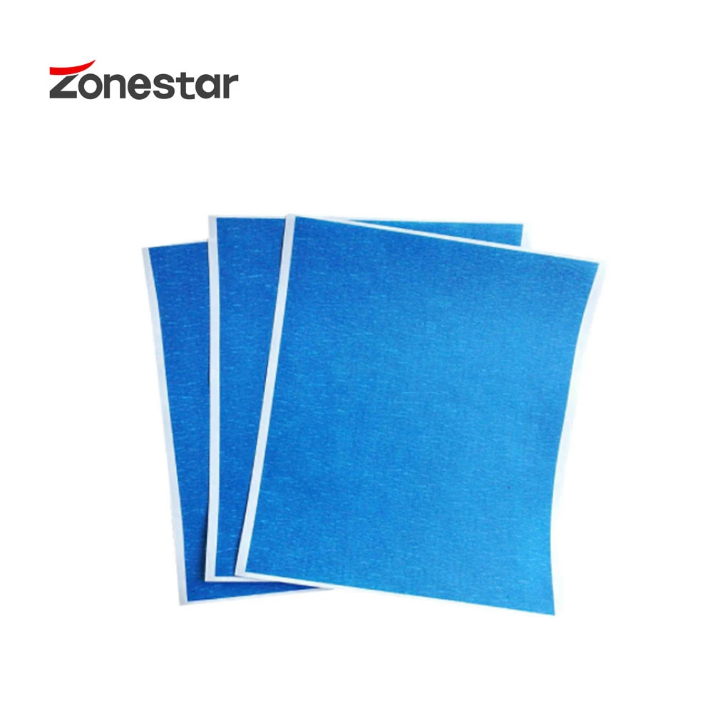 Термобумага ZONESTAR 5 шт./лот для 3D-принтера синяя высокотемпературная лента листов