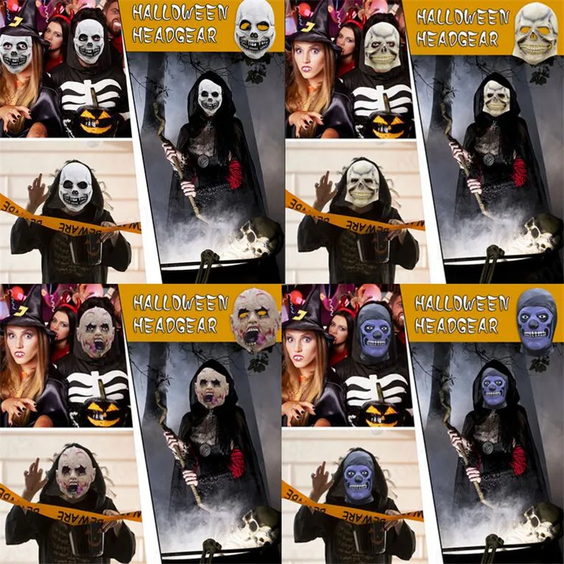 

Хэллоуин ужас мутант чудак латексная маска жуткая взрослая маска страшный головной убор маскарадные костюмы для косплея реквизит для вече...