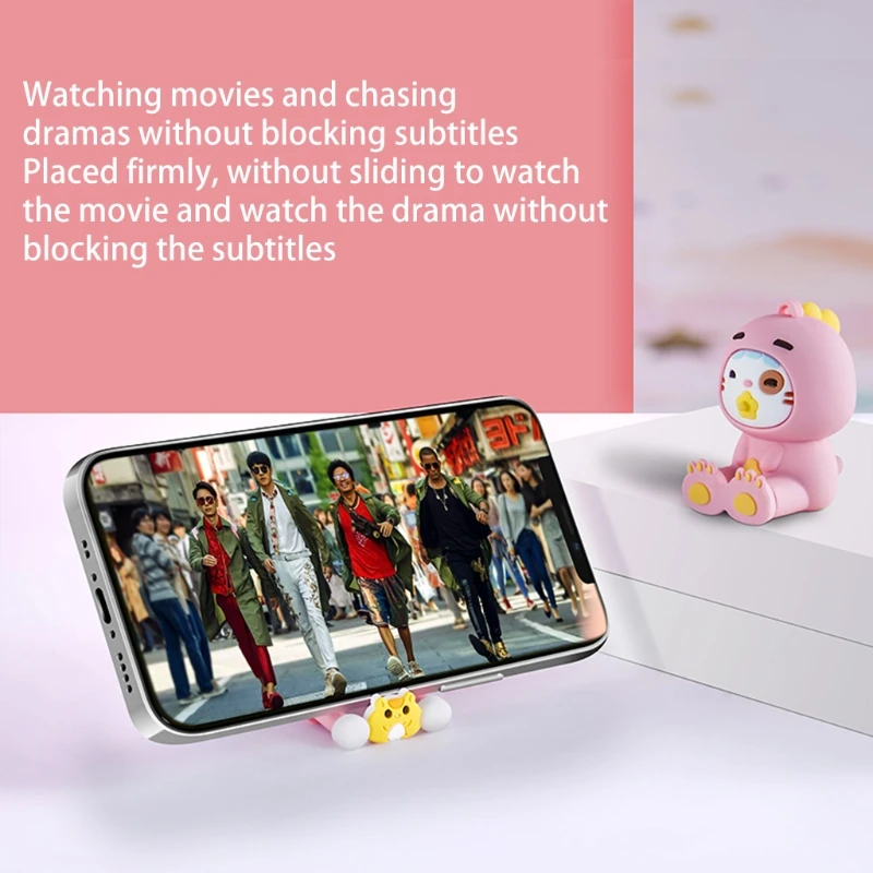 Держатель для смартфона 900F с милым котом настольная подставка мультяшными