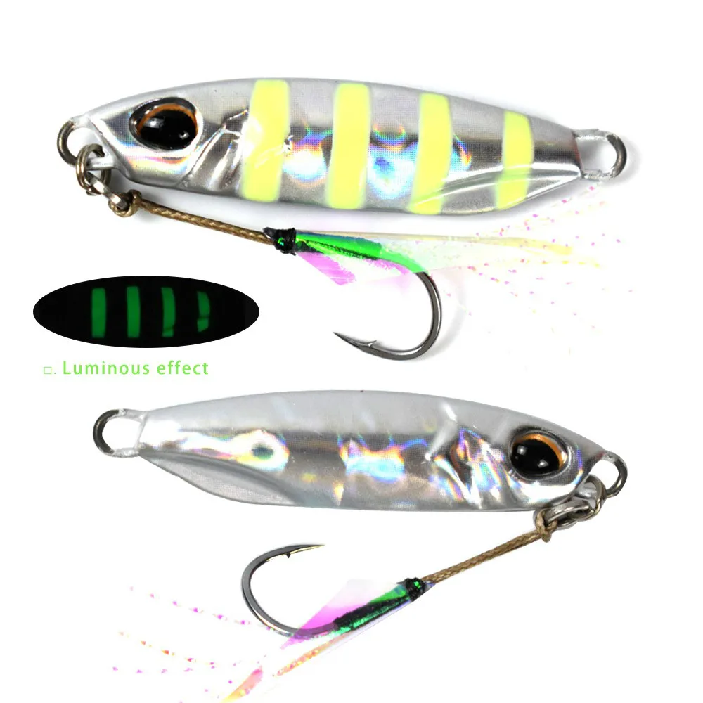 Длинные Литые металлические свинцовые рыболовные приманки 20 г 30 Свинцовые