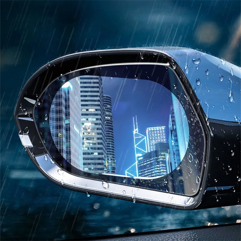 2 шт. Автомобильное зеркало заднего вида Водонепроницаемая противотуманная