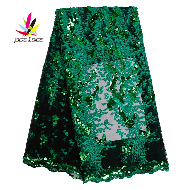 Ткань Fuschia с блестками вышитая аппликация для свадебных платьев материал