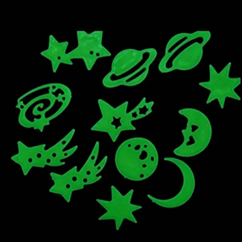 Plastic Decor Boys Girls Home Wall Glow In The Dark Stickers Decals Baby Bedroom Nursery Room SUPT BV789 | Дом и сад