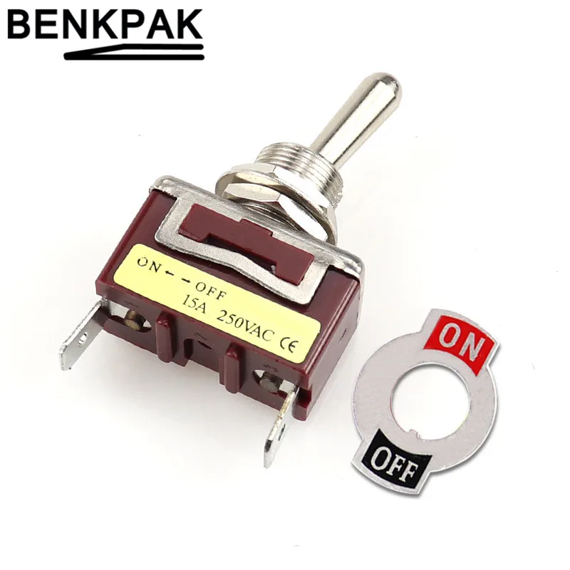 Кратковременный переключатель 12 мм пружинный возврат 2 pin|on-off switch|on-off toggle switch |