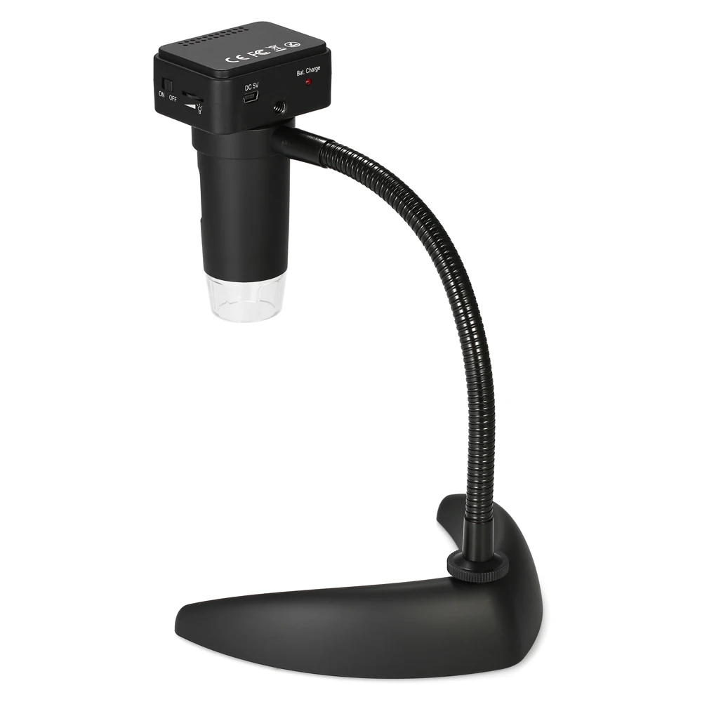 

200X Wireless Wi-Fi Digital Zoom Microscope 3.0MP Camera 8-LED Light Handheld Magnifying Glass Magnifier