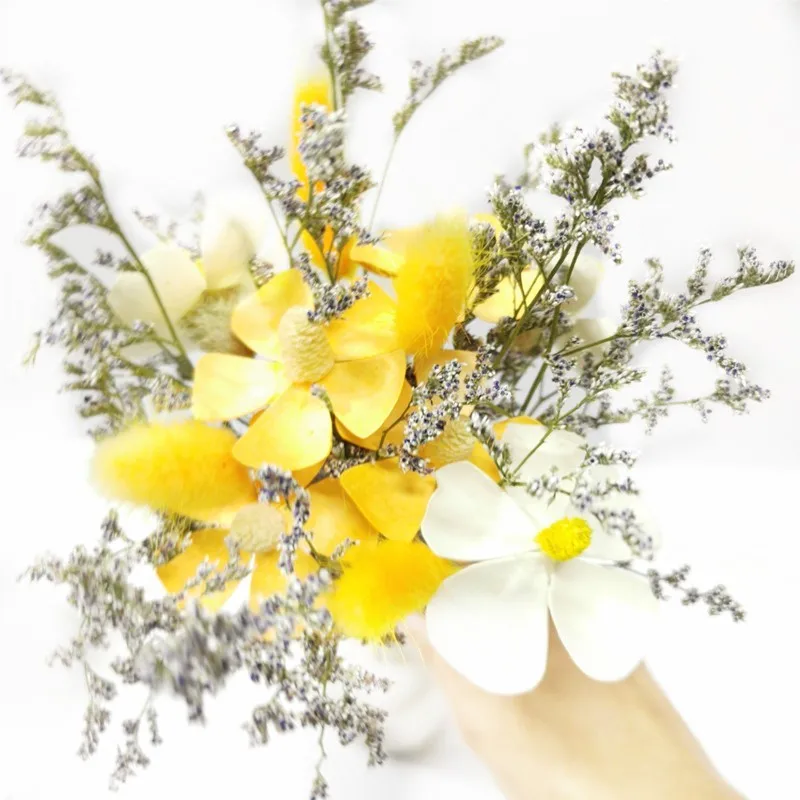 Натуральные сушеные цветы креативный букет сделай сам розы с несколькими