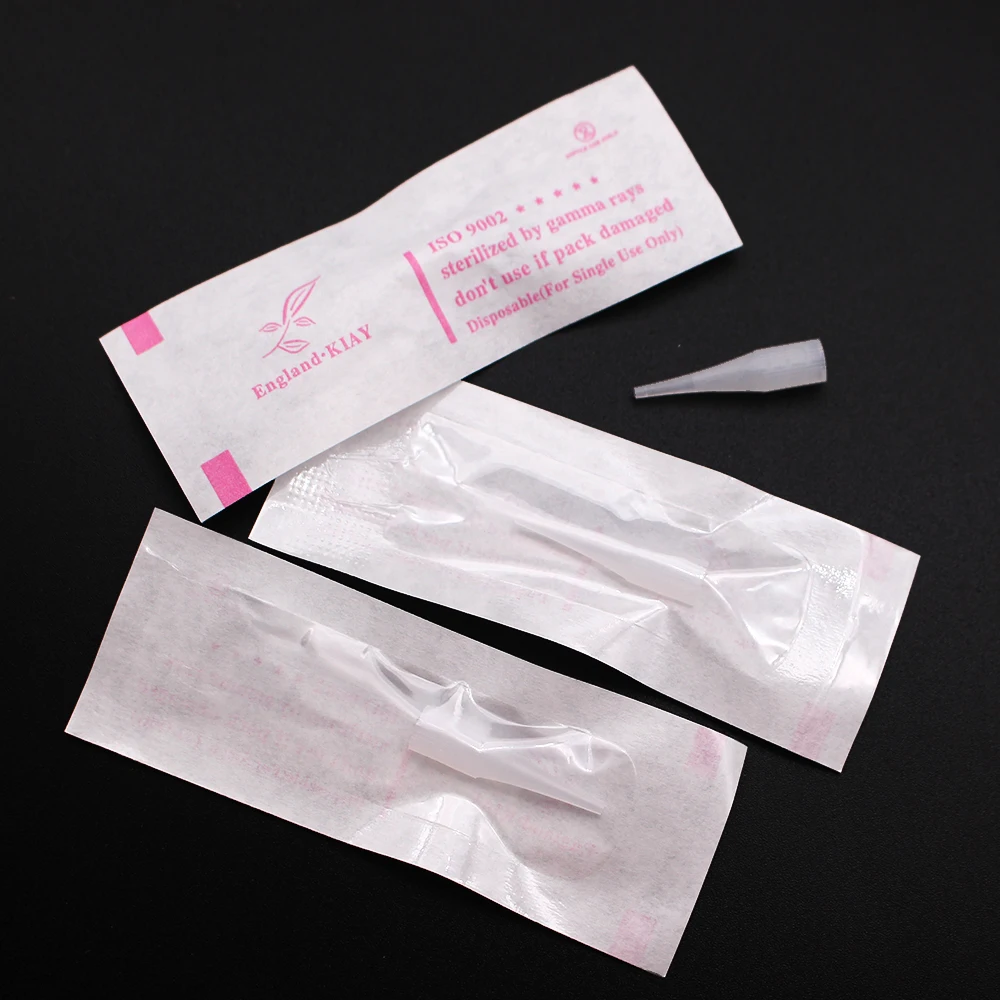 50 шт./лот индивидуальная упаковка для перманентного макияжа наконечники