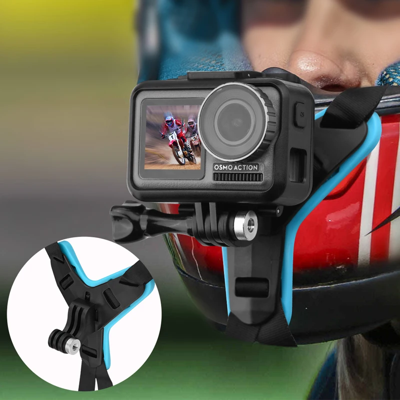 

Держатель для мотоциклетного шлема для GoPro Hero 9 8 7 6 5 4 Yi Osmo
