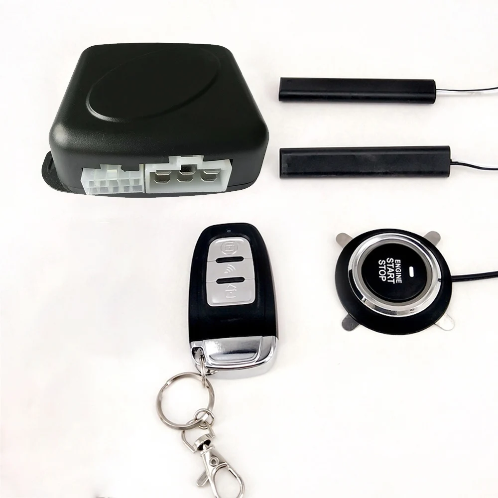 

Car Switch Keyless Entry Engine Start Alarm System with One Remote Controller Push Button Remote Starter Stop Auto Anti-theft